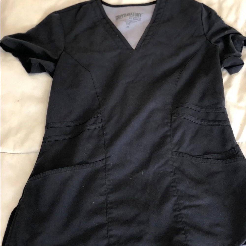 Greys anatomy gray scrub tops